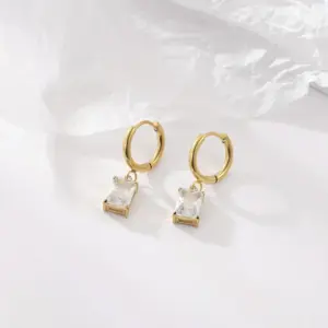 14K Gold-White diamond