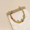 Wholesale Fashion Heart Shape 304 Stainless Steel 16K Gold Plated White Gold Plated Gold Plated Zircon Stainless Steel Bracelets In Bulk