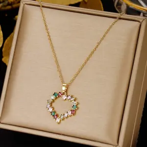Colored loving heart