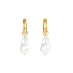Pearl Pendant Earrings
