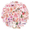 Wholesale 50 pink Christmas graffiti stickers