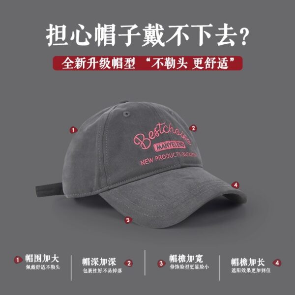 Wholesale Hat Women's 2023 New Summer Baseball Cap Face Small Cap Original American Style Retro Versatile Soft Top