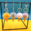 Wholesale Cartoon Fruit Keychain Student Cute Bag Pendant Ice Cream Cone Plush Car Keychain Creative Gift