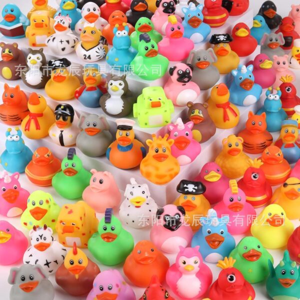 Wholesale Cross-border creative yellow duck children's bath toy manufacturers spot wholesale bathroom water toys vinyl duck new