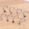 Fashion Rhombus Stainless Steel Metal Nose Studs 1 Piece Nose Pin