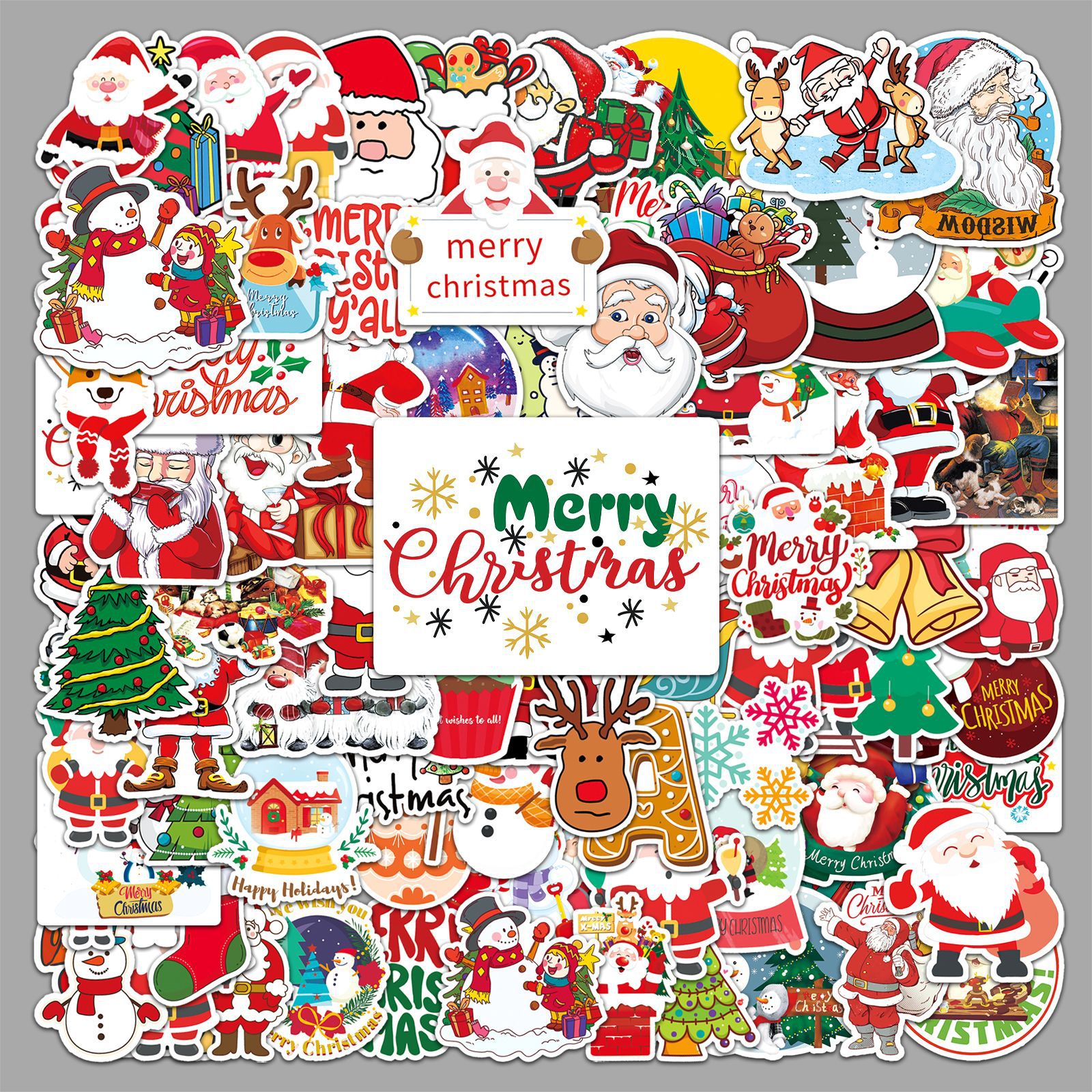 Wholesale Christmas Graiti Stickers Waterproof