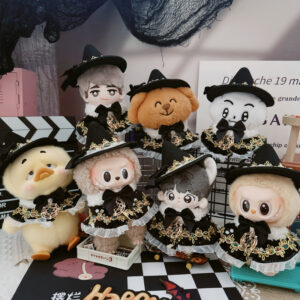 Wholesale Doll clothes keychains, Halloween hats, and dress-up toys