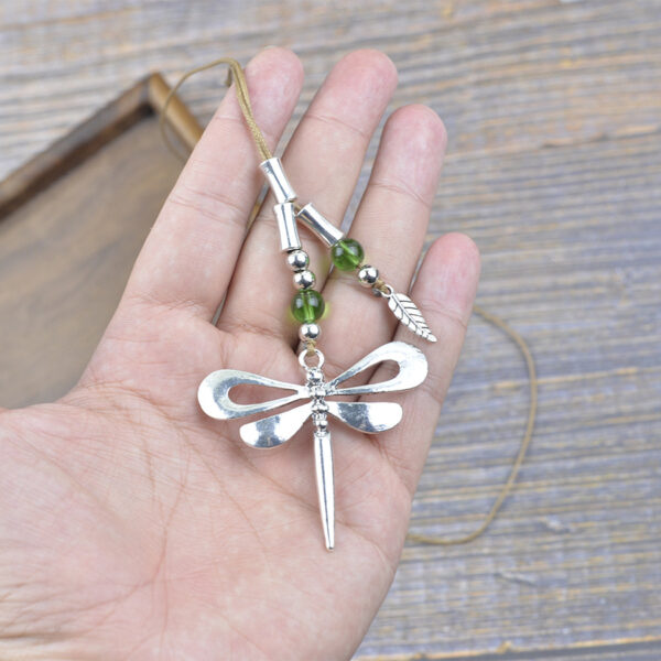 Wholesale Vintage Wax Rope Dragonfly Pendant Necklace