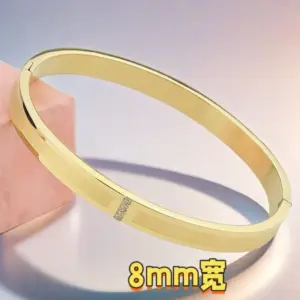 40-A-8 Three Diamond Gold 8mm