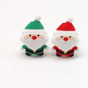 Santa Claus [Red] Silicone Beads (Please contact us for other colors)