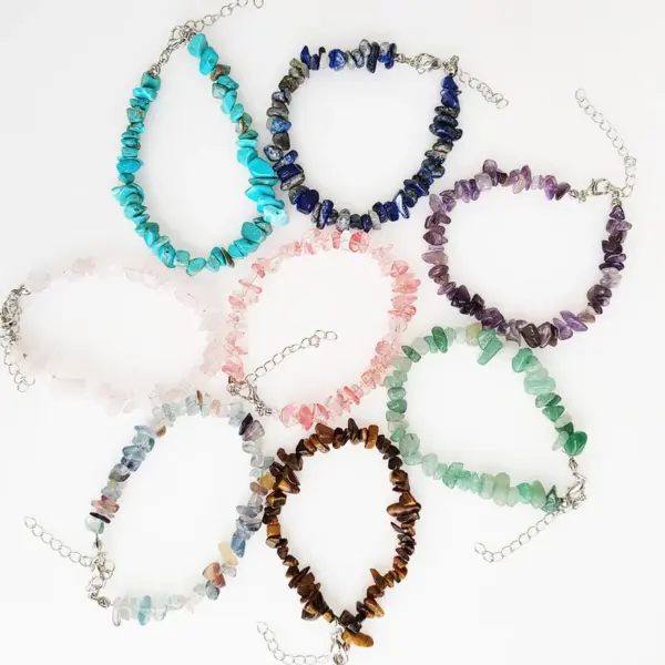 Wholesale Ethnic Style Geometric Alloy Natural Stone Natural Stone Bracelet In Bulk