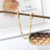 Wholesale Ethnic Style Geometric Patchwork Copper Artificial Gemstones Earrings