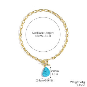 N2504-6 ot buckle turquoise