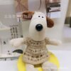 Wholesale 13cm Handdog Cotton Doll Skirt Handmade Plush Toy Woven Doll Clothes