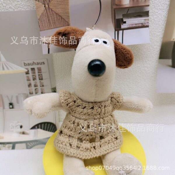 Wholesale 13cm Handdog Cotton Doll Skirt Handmade Plush Toy Woven Doll Clothes