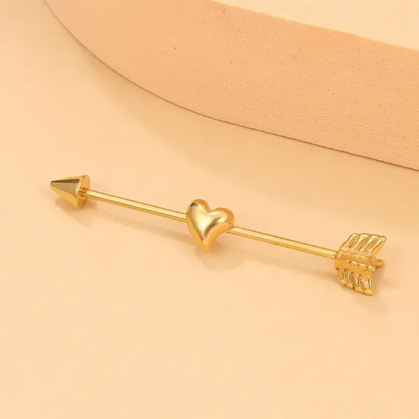 1 Piece Ear Cartilage Rings & Studs Fashion Arrow Stainless Steel Ear Cartilage Rings & Studs