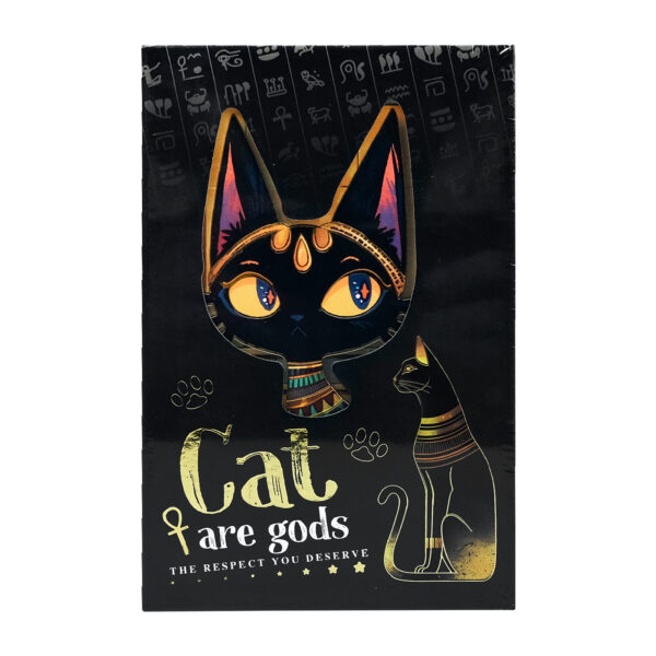 Wholesale New super cool Egyptian cat portable notebook Amazon cross-border best-selling exquisite bronzing craft diary