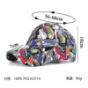 Wholesale Spring New Graffiti Outdoor Sun Protection Sun Hat Spring and Autumn High-grade Printed Hard Top Baseball Cap B1167