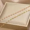 Wholesale Fashion Solid Color Stainless Steel Chain Titanium Steel Necklace 1 Piece