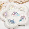 oly-0f0df2932ac08d22aaccf168ae8d633a Wholesale Acrylic Pearlescent Little Dolphin Beaded Beads Colorful Whale Cartoon Beads DIY Mobile Phone Chain Car Hanging Aessories
