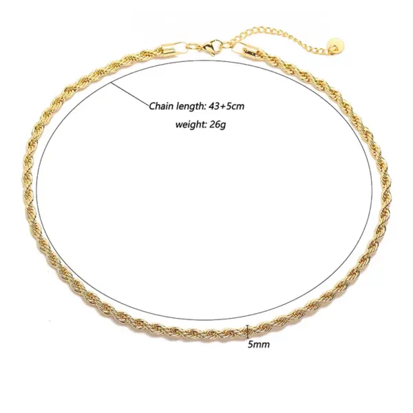 Wholesale Stainless Steel IG Style Simple Style Plating Solid Color Necklace