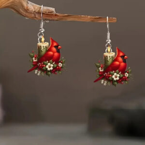 oly-0f173f9fa7eb7188222412e6f2dc4ce9 Wholesale Christmas atmosphere vintage earrings