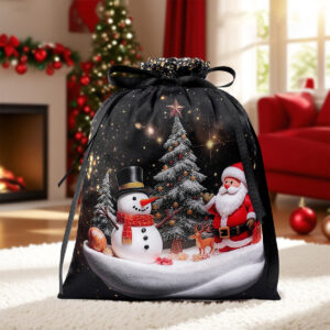 Satin christmas candy bag-6;20*25cm (single bag size)