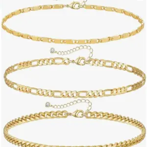 Gold Stud Chain Cuban Link Chain Magic Chain Anklet
