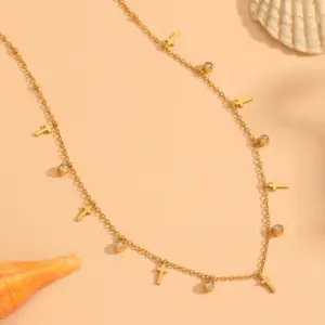 Cross Diamond Necklace