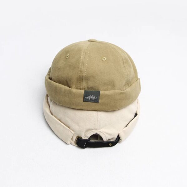 Wholesale Women's Japanese-style all-match Street hat, Four Seasons brimless hat, Retro Dome hip hop hat