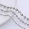 Wholesale Jewelry Fashion Solid Color 304 Stainless Steel Stainless Steel Necklaces