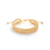 Wholesale Simple Style Classic Style Cross Freshwater Pearl Copper Beaded Bracelets