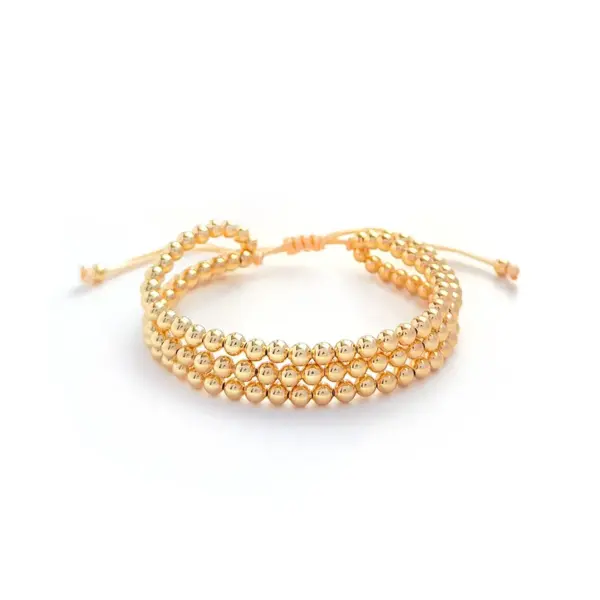 Wholesale Simple Style Classic Style Cross Freshwater Pearl Copper Beaded Bracelets