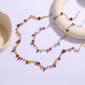 Candy necklace / Silver bottom