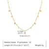 Copper 18K Gold Plated Inlay Colorful Zircon Pendant Necklace