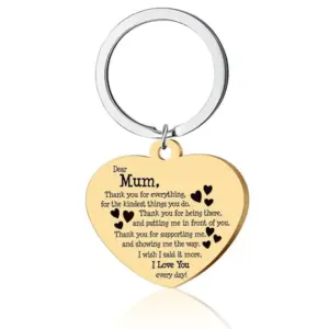 Gold Keychain