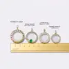 Wholesale Copper Locket Necklace For Women Featuring Zircon Inlay In Elegant Box Design
