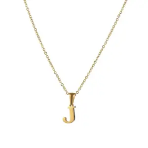 Gold J (Including Chain)