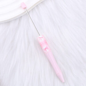 1.0mm bullet-shaped black / 60-Pink Bow