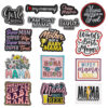 Wholesale Embroidered colorful English alphabet stickers