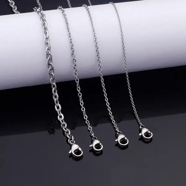 Wholesale Titanium Steel Fashion Geometric Necklace
