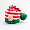 Wholesale Small ear striped Christmas hat jacquard beanie