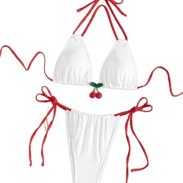 oly-0fe7501e774881d3ffb4a05144d58d5a Wholesale 2025 North American Fashion Split Bikini Swimsuit Cross-Border Independent Station Ins Sexy Brazilian Thong Bikini