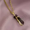 Wholesale Fashion Geometric 304 Stainless Steel Copper 18K Gold Plated No Inlaid Necklace