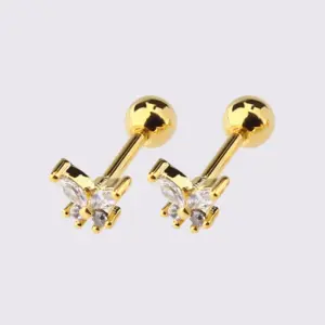 Golden Butterfly Studs Pieces