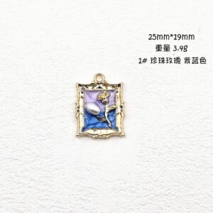 1 pearl rose purple blue