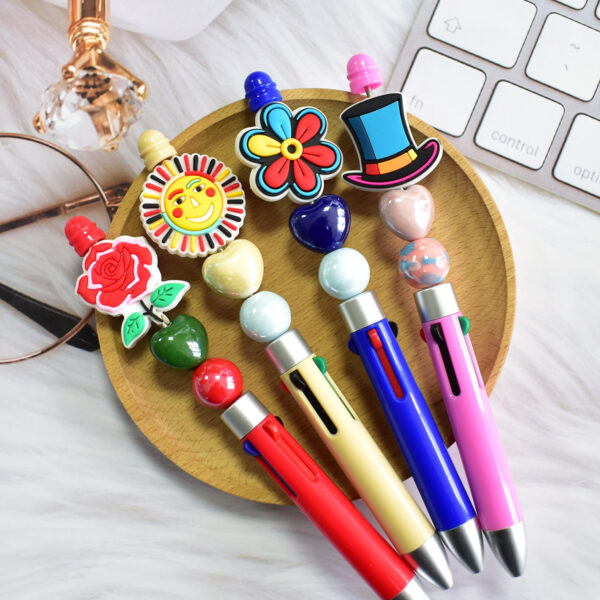 Wholesale Colorful Student Stationery Decorative Pen Beads