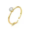 Wholesale Fashion Butterfly Titanium Steel Plating Open Ring