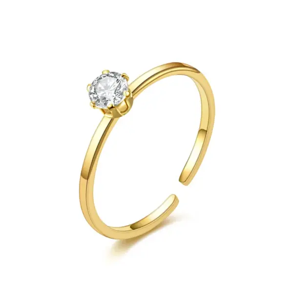 Wholesale Fashion Butterfly Titanium Steel Plating Open Ring