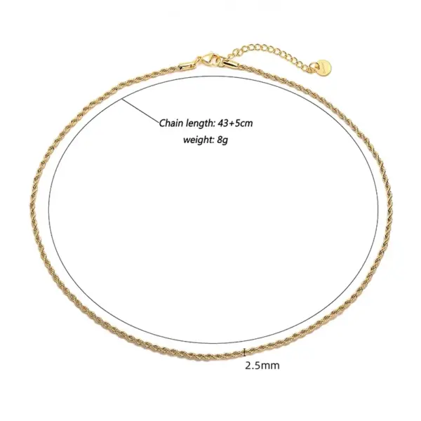 Wholesale Stainless Steel IG Style Simple Style Plating Solid Color Necklace